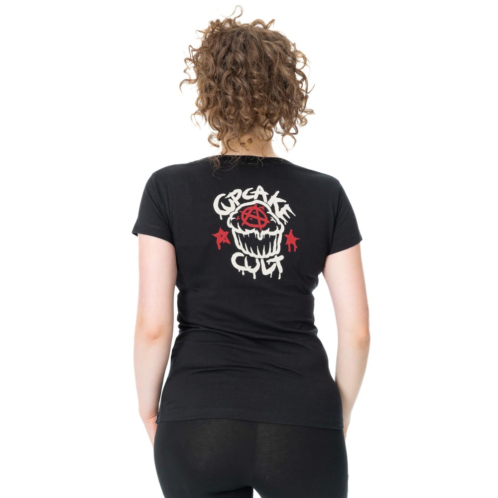 Cupcake Cult - In The Mood Dames Tshirt - Zwart